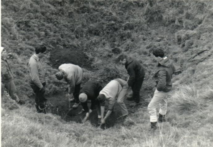 How the digging started in 1959.