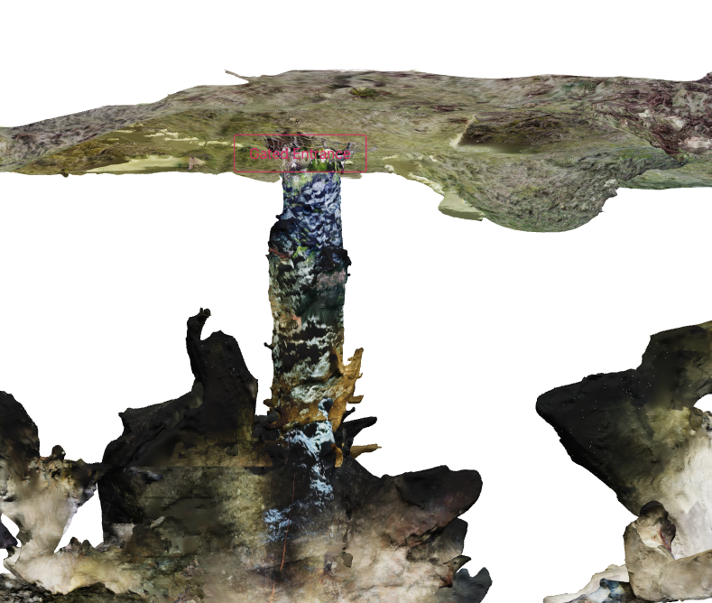 3D scan of Charnel Shaft